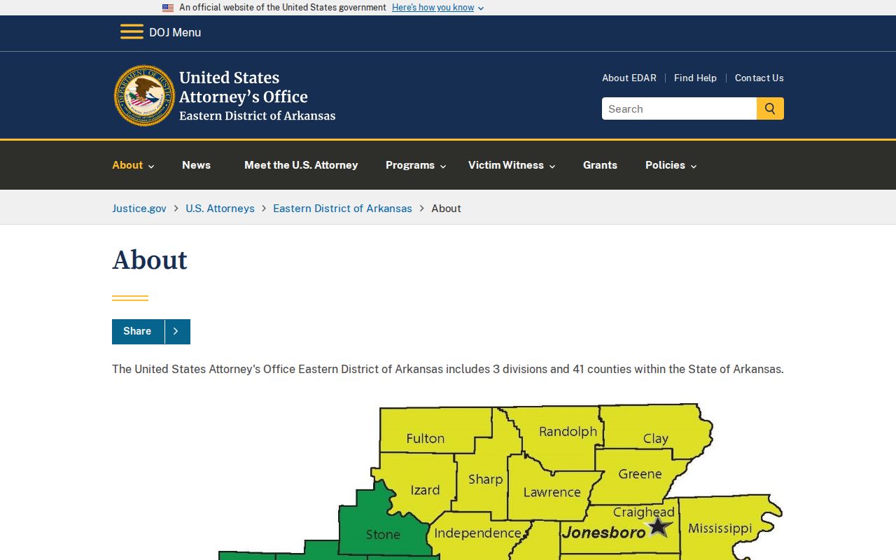 Corning criminal records U.S. Attorney Eastern District context