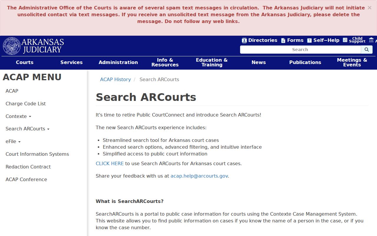 Clay County criminal court cases Search ARCourts information