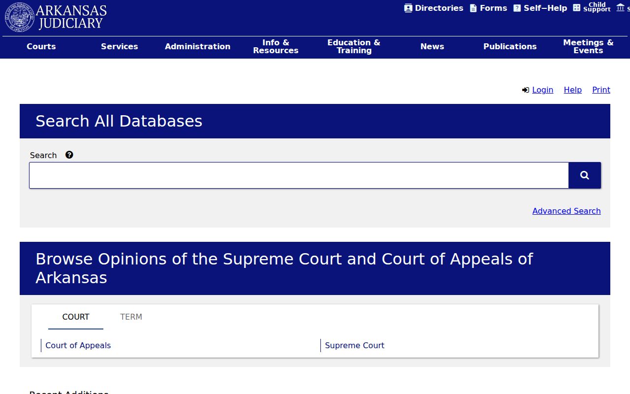 Clay County criminal court cases Arkansas court rules access limits